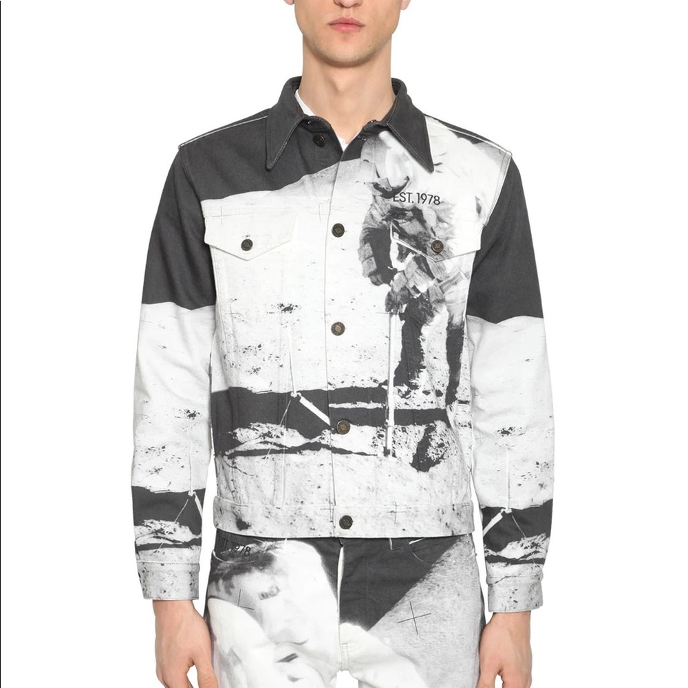Moon Landing Denim Jacket - Calvin Klein Est. 1978